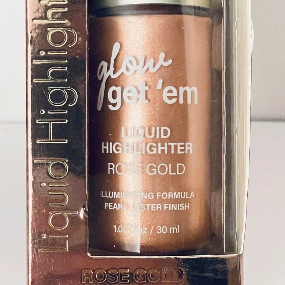 NWT 2 glow get’em liquid highlighter roller Rose Gold for a Radiant Healthy Glow